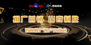 推廣營銷 出奇制勝---百度推廣客戶交流會***成功！